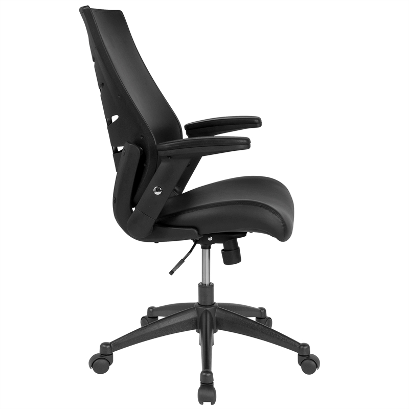 Flash Furniture Leather Ergonomic Swivel Executive Office Chair