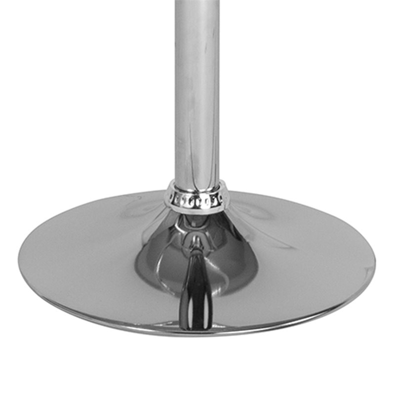 Flash Furniture Madrid Adjustable Swivel Bar Stool in Chrome