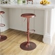 Flash Furniture Madrid Adjustable Swivel Bar Stool in Rose Gold