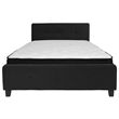 Flash Furniture Tribeca Tufted Queen Platform Bed in Black