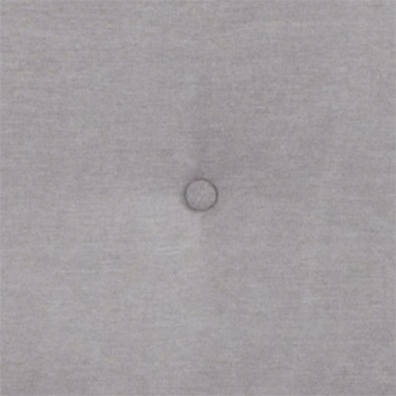 Flash Furniture Tribeca Tufted Full Platform Bed in Light Gray