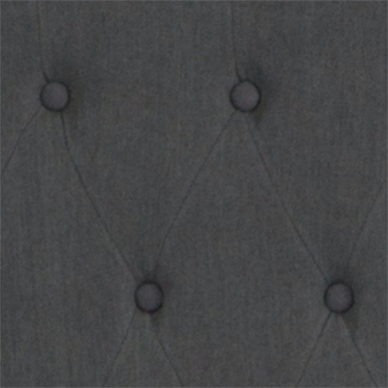 Flash Furniture Riverdale Tufted Full Wingback Platform Bed in Beige