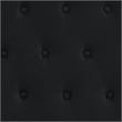 Flash Furniture Riverdale Tufted King Wingback Platform Bed in Black