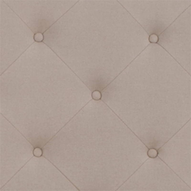 Flash Furniture Brighton Tufted King Platform Bed in Beige