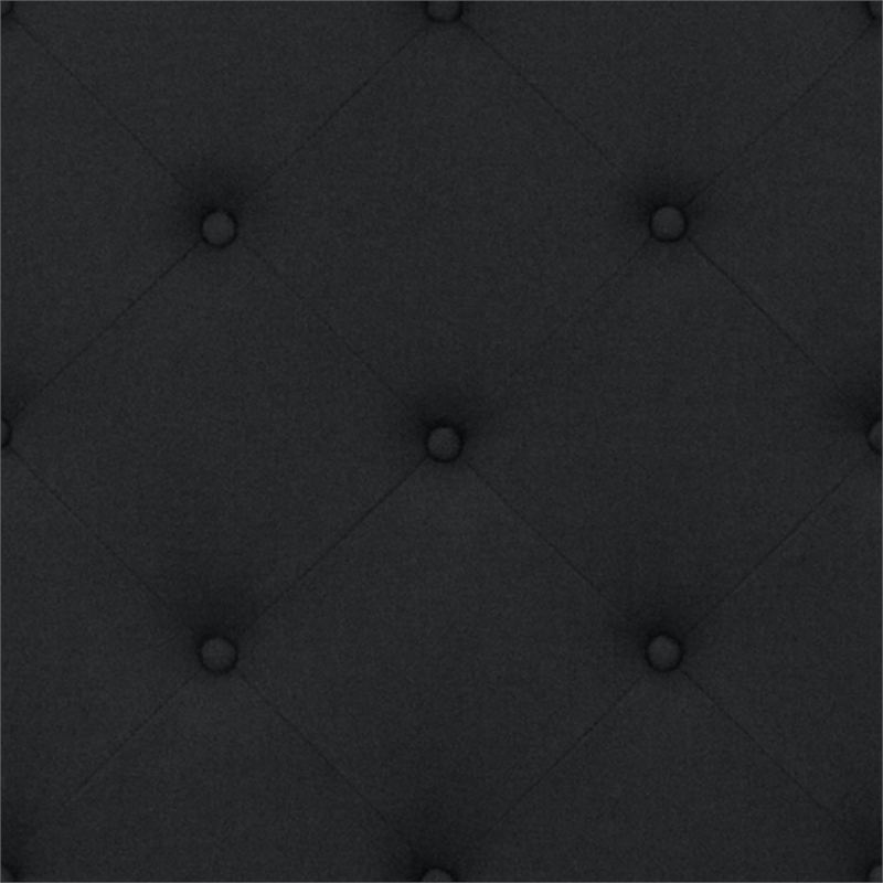 Flash Furniture Brighton Tufted Queen Platform Bed in Black