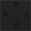 Flash Furniture Brighton Tufted King Platform Bed in Black