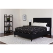 Flash Furniture Roxbury Tufted Twin Platform Bed in Black