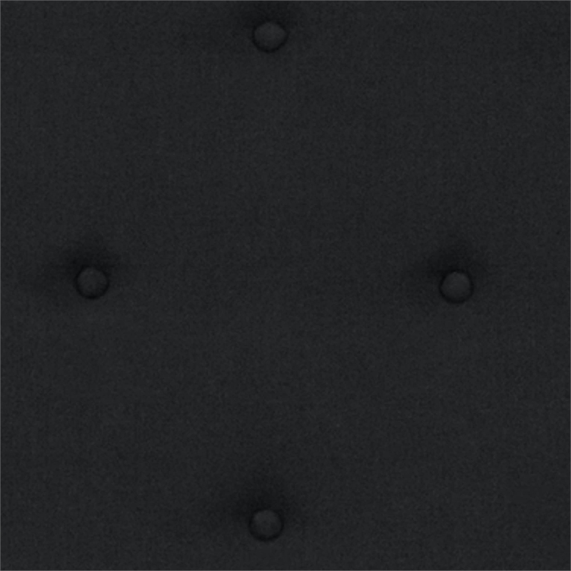 Flash Furniture Roxbury Tufted Full Platform Bed in Black