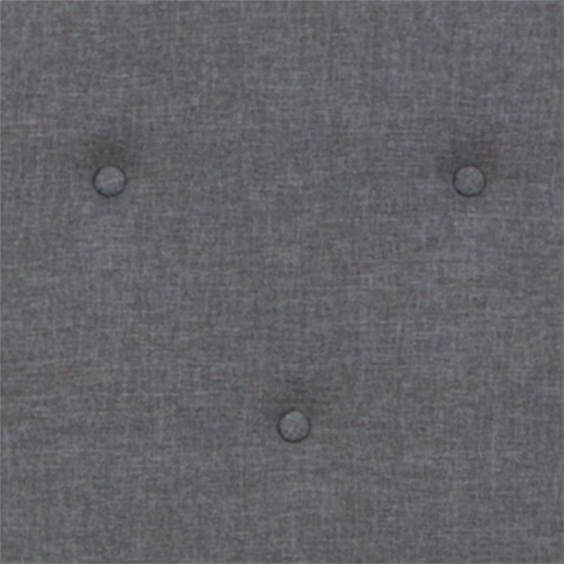 Flash Furniture Roxbury Tufted Twin Platform Bed in Light Gray