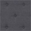 Flash Furniture Roxbury Tufted King Platform Bed in Dark Gray