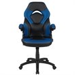 Flash Furniture X10 Ergonomic Faux Leather Racing Gaming Chair in Blue
