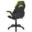 Flash Furniture X10 Ergonomic Faux Leather Racing Gaming Chair in Neon Green