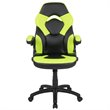 Flash Furniture X10 Ergonomic Faux Leather Racing Gaming Chair in Neon Green