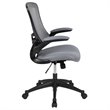 Flash Furniture Mid Back Mesh Office Swivel Chair in Dark Gray