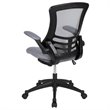 Flash Furniture Mid Back Mesh Office Swivel Chair in Dark Gray
