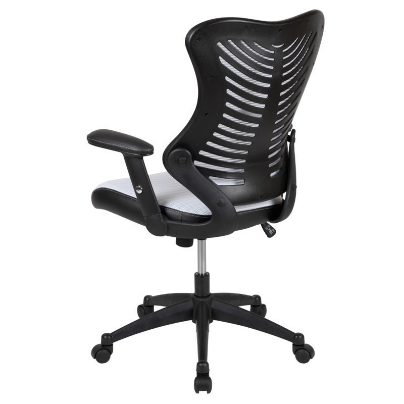 Flash Furniture High Back Executive Office Swivel Chair in White