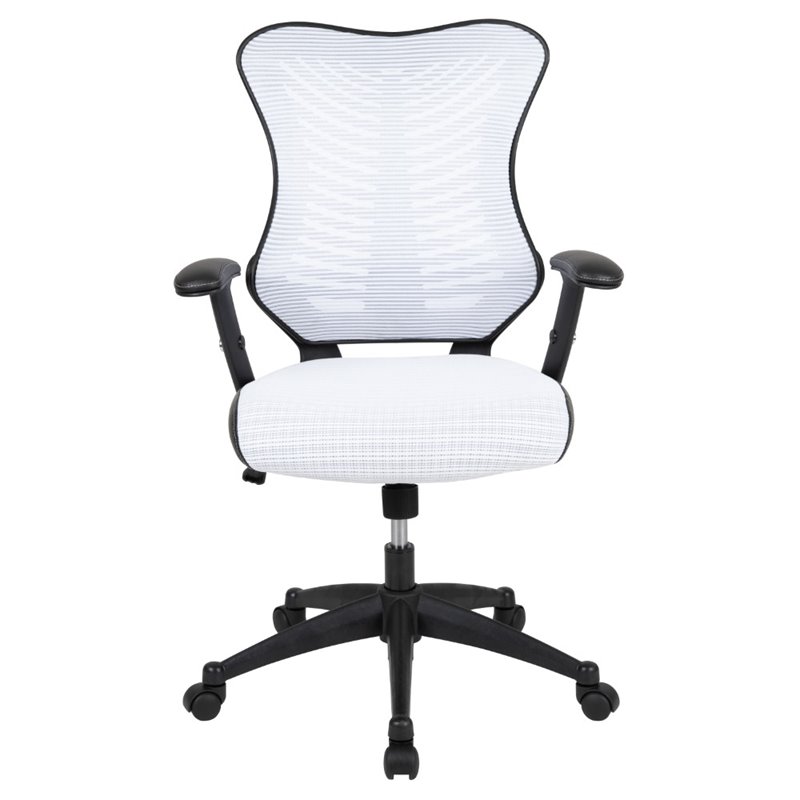 Flash Furniture High Back Executive Office Swivel Chair in White