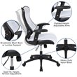 Flash Furniture High Back Executive Office Swivel Chair in White