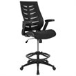 Flash Furniture Mesh Drafting Stool in Black