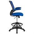 Flash Furniture Mesh Drafting Stool in Blue