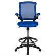 Flash Furniture Mesh Drafting Stool in Blue