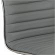 Flash Furniture Low Back Faux Leather Office Swivel Chair in Light Gray