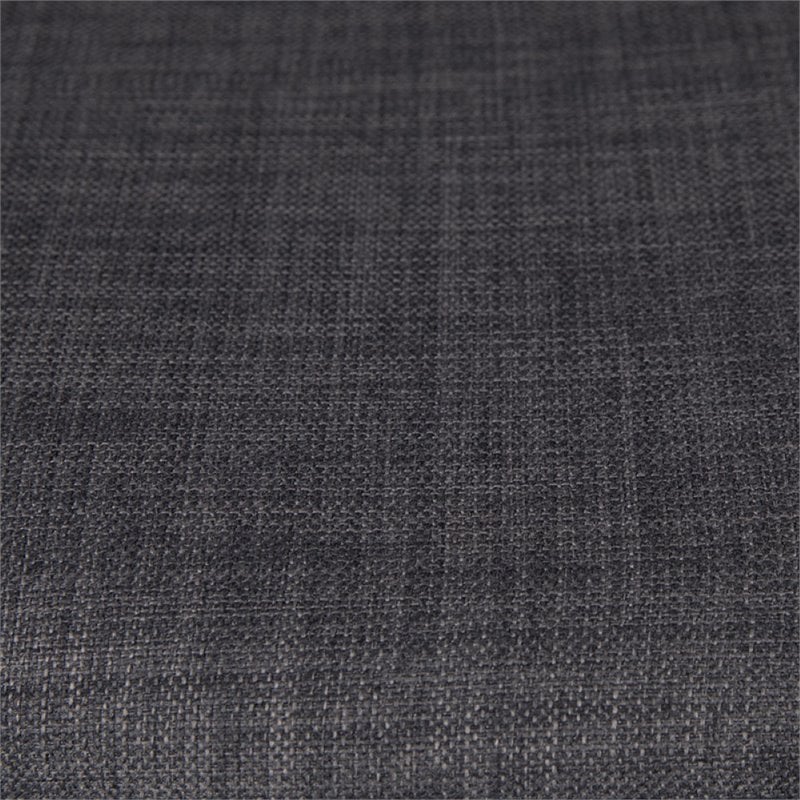 Flash Furniture Fabric Gas Lift Adjustable Swivel Bar Stool in Dark Gray