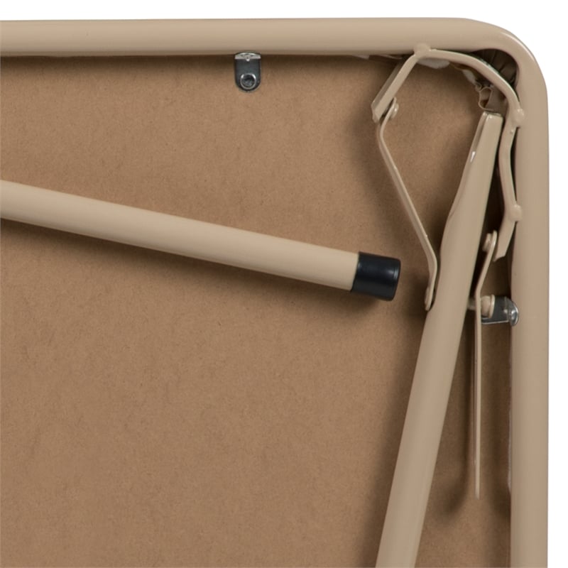 Flash Furniture Kids Folding Table In Tan