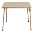 Flash Furniture Kids Folding Table In Tan