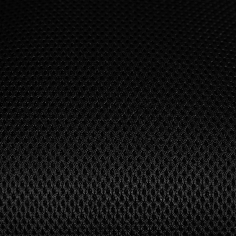Flash Furniture Contemporary Mid Back Mesh Drafting Stool in Black