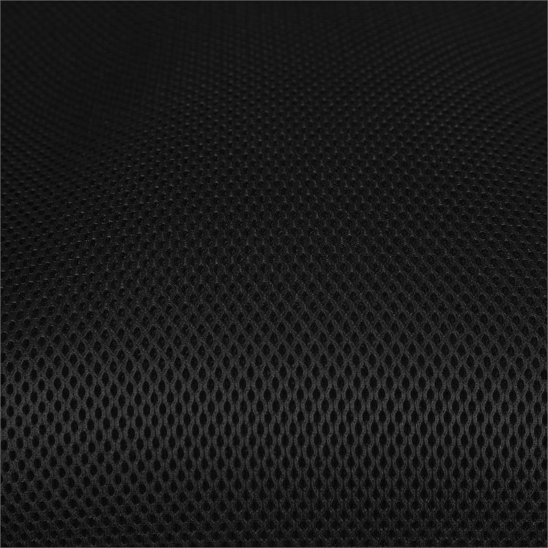 Flash Furniture Contemporary Mid Back Mesh Drafting Stool in Black and White