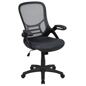 Flash Furniture High-Back Ergonomic Mesh Office Swivel Chair in Dark Gray