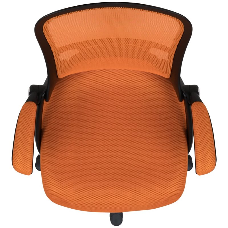 Flash Furniture High-Back Ergonomic Mesh Office Swivel Chair in Orange