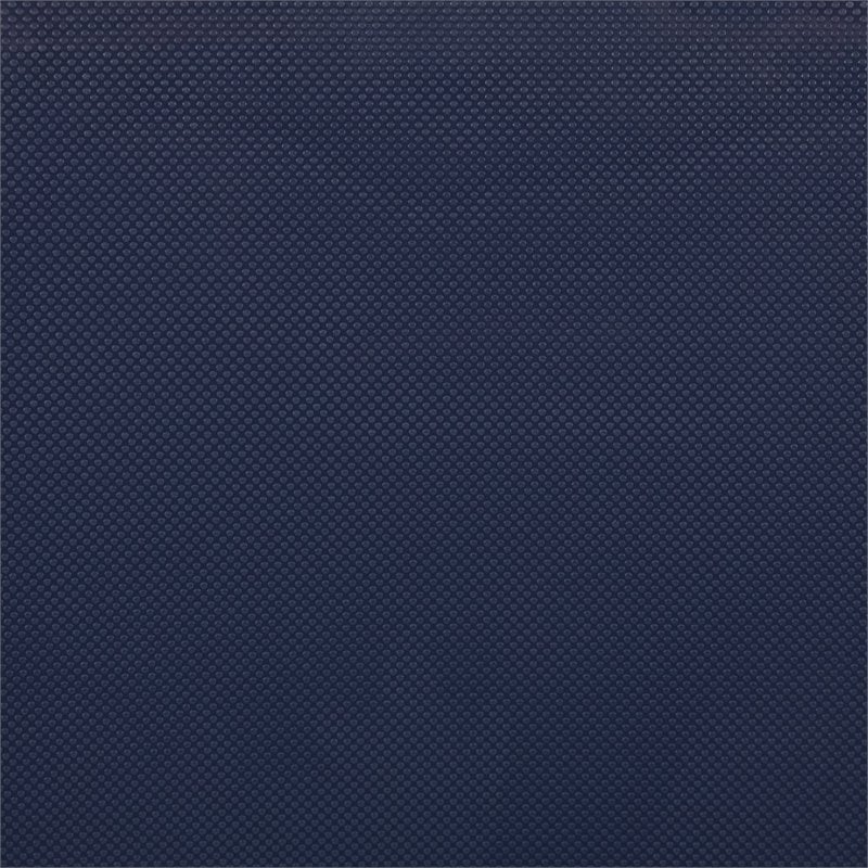 Flash Furniture Hercules Plastic Carry Handle Stacking Chair in Navy and Silver
