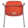 Flash Furniture Plastic Stack Chair In Orange