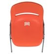 Flash Furniture Plastic Stack Chair In Orange