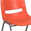 Flash Furniture Plastic Stack Chair In Orange