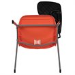 Flash Furniture Plastic Classroom Chair in Orange with Left Arm Tablet