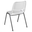Flash Furniture Plastic Stack Chair In White