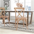 Flash Furniture Advantage X-Back Chair In Driftwood