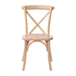 Flash Furniture Advantage X-Back Chair In Driftwood