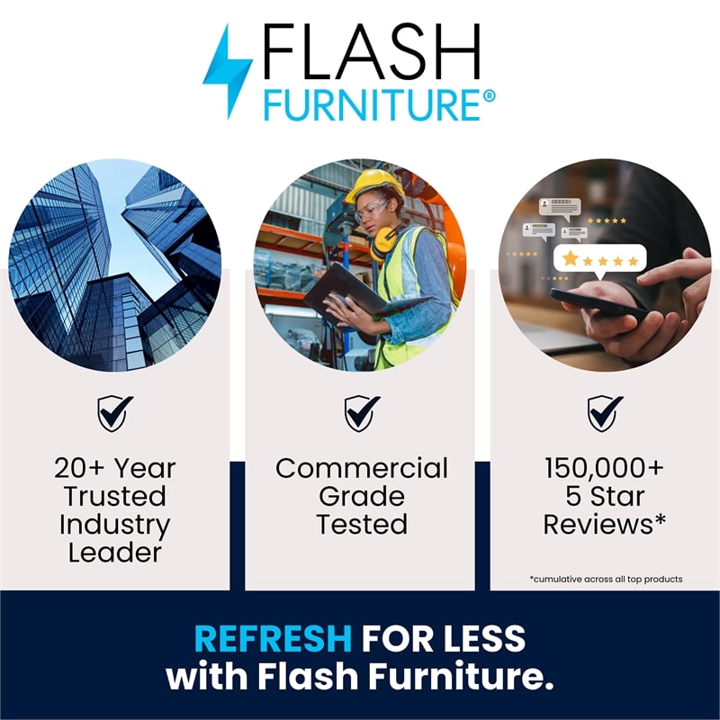Flash Furniture Advantage X-Back Chair In Driftwood