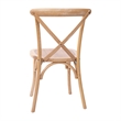 Flash Furniture Advantage X-Back Chair In Driftwood