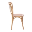 Flash Furniture Advantage X-Back Chair In Driftwood