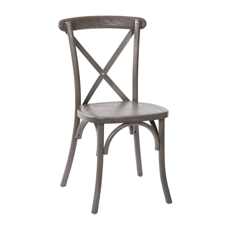 Flash Furniture Advantage X-Back Chair In Grey