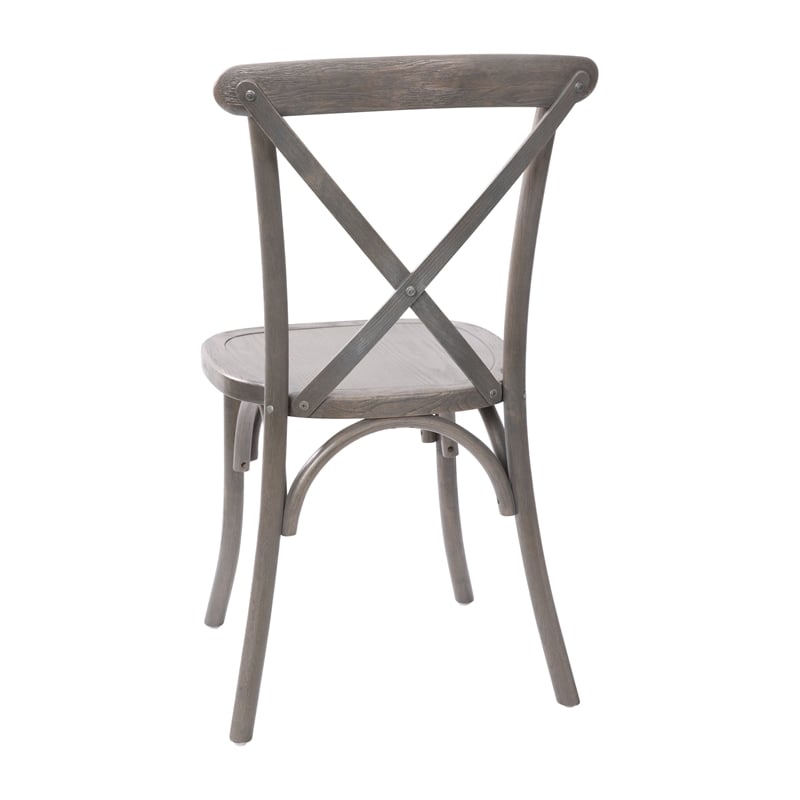 Flash Furniture Advantage X-Back Chair In Grey