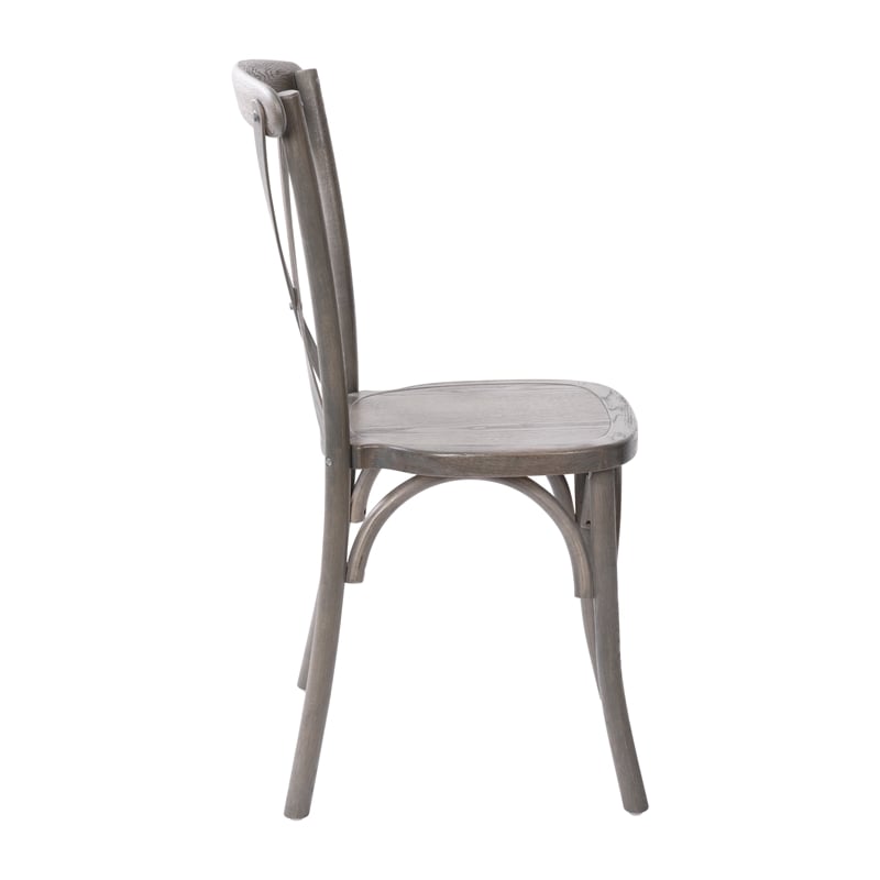 Flash Furniture Advantage X-Back Chair In Grey