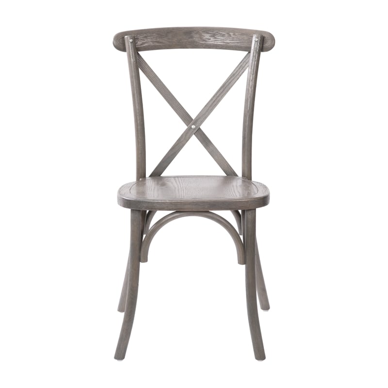 Flash Furniture Advantage X-Back Chair In Grey