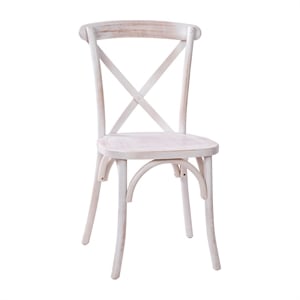 Flash Furniture Advantage X-Back Chair In Lime Wash