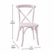 Flash Furniture Advantage X-Back Chair In Lime Wash